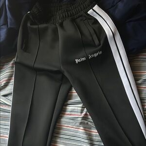 Palm Angels Black Track Pants , used size s-m